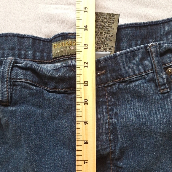 URBAN Star Men's Straight Dark Wash Blue Jeans, 44 x 31 - Picture 10 of 12